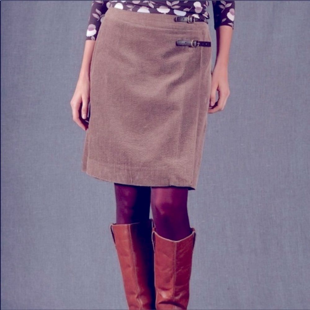 Boden Jumbo Corduroy Skirt Kilt